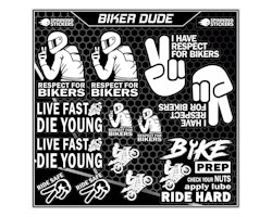 Biker Dude sticker kit