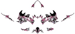 "Sakura" Street Bike Graphics kit - Design on Demand