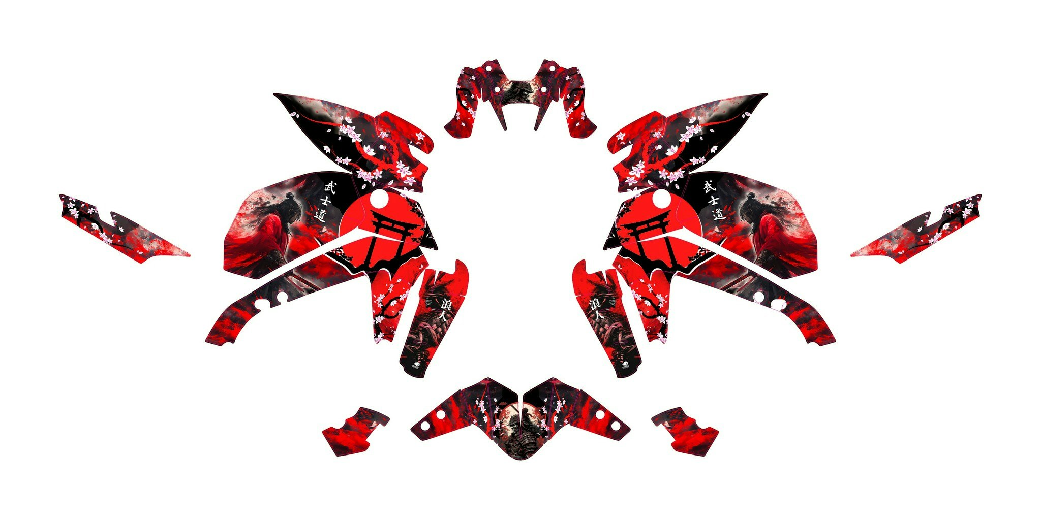 "Ronin" Street Bike Graphics kit - Design on Demand