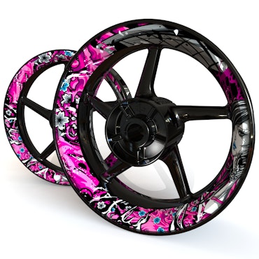 "Sakura" - Velg Stickers