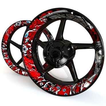 "Sakura" - Velg Stickers