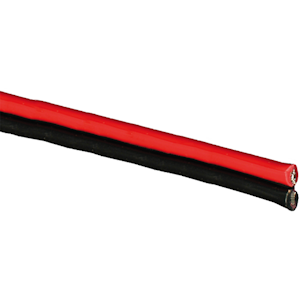 Kabel förtennad PVC tvåledad röd/svart 2x0,75 mm² Skyllermarks
