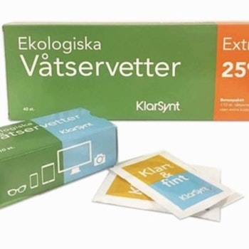 Ekologiska våtservetter