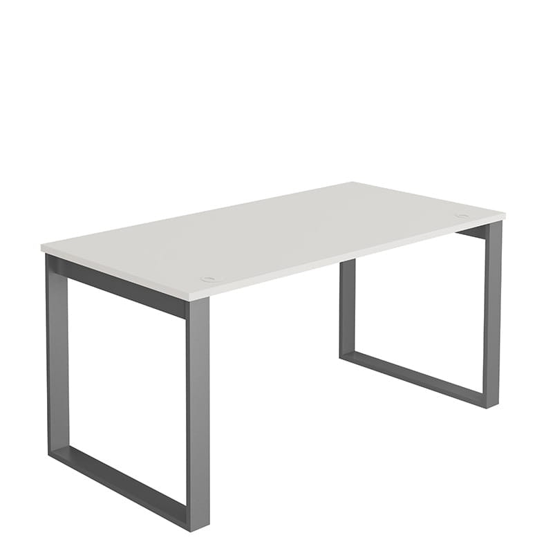 Skrivbord Standard - Metall RAM, hög kvalitet 160 cm, frontskiva