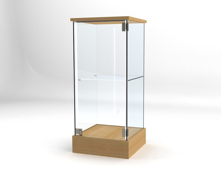 Glasvitrin BAS 40*40*92 cm med 3 cm topp