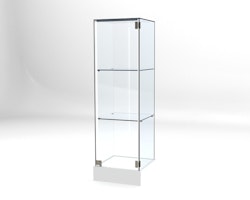 Glasvitrin BAS 40*40*132 cm Glastopp.