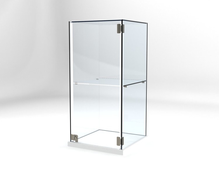 Glasvitrin Billy 40*40*82 cm Glastopp.