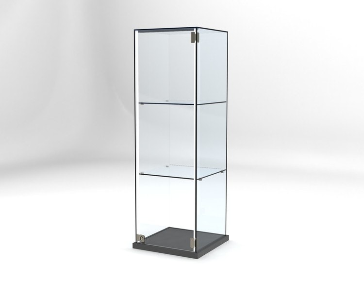 Glasvitrin Billy 40*40*122 cm Glastopp.