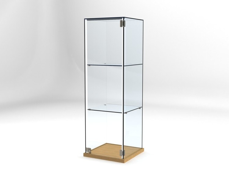 Glasvitrin Billy 40*40*122 cm Glastopp.