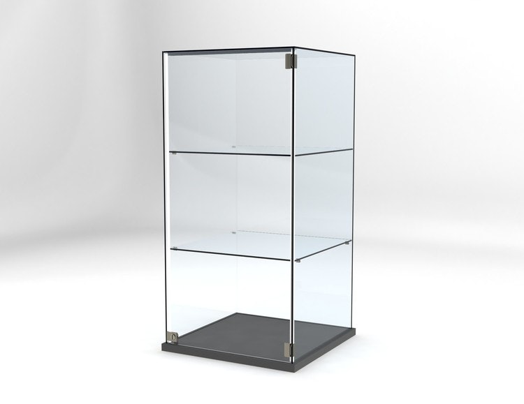 Glasvitrin Billy 60*60*122 cm Glastopp.