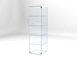 Glasvitrin Billy 60*60*202 cm med 3 cm topp