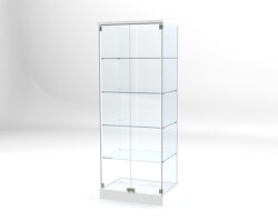 Glasvitrin BAS 60*80*202 cm med 3 cm topp