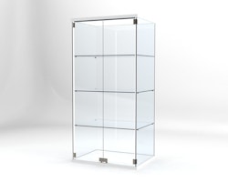 Glasvitrin Billy 60*80*162 cm med 3 cm topp