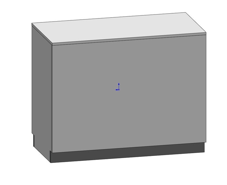 Kassadisk Standard  -  60*120*95 cm 4 hyllor