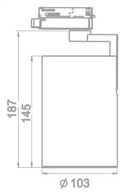 TAKSPOT CYLINDER PAR30 9,5W 760LM