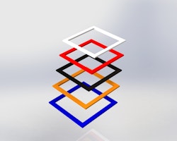 Skyltpodie SUCCE - Topplatta kvadratiskt hål
