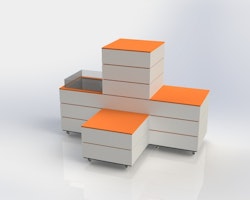 L60 - Skyltpodie SUCCE - paket - Vit - Orange