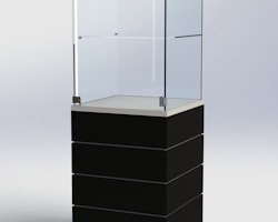 Glasmonter SUCCE 60 - Komplett - vit-svart-vit - 3 cm top