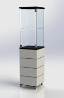 Glasmonter SUCCE 40 - Komplett - svart-vit-svart - 3 cm top