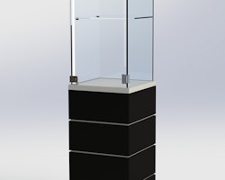 Glasmonter SUCCE 40 - Komplett - vit-svart-vit - 3 cm top