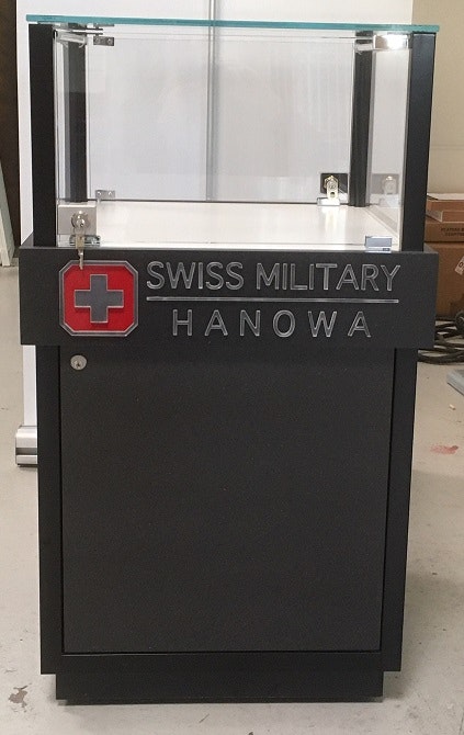 Glasvitrin Swiss Military