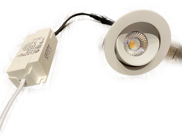 MSO-SPOT LED Riktbar Ø:80mm 5w