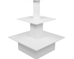 Exponeringsbord Pyramid - vit - I-1
