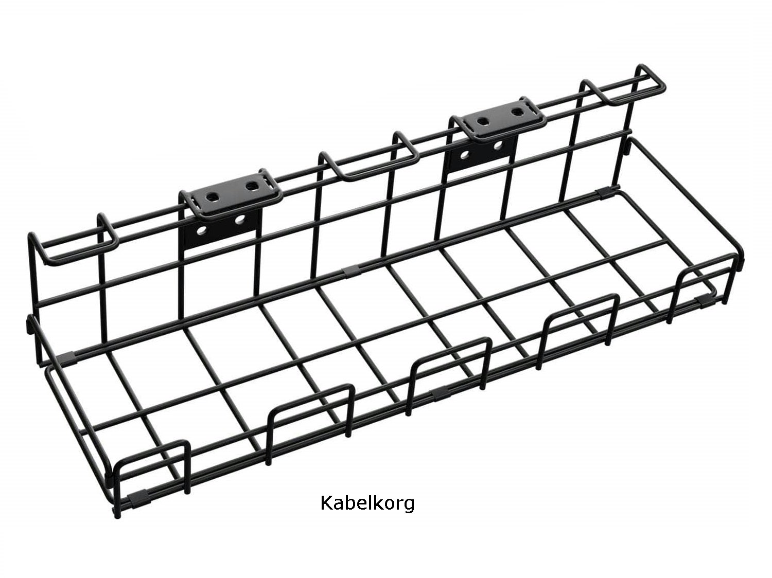 Skrivbord Standard - Metall RAM, hög kvalitet 140 cm, frontskiva