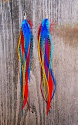 Tropical Feather earrings