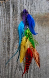 Chakra Feather earring #2
