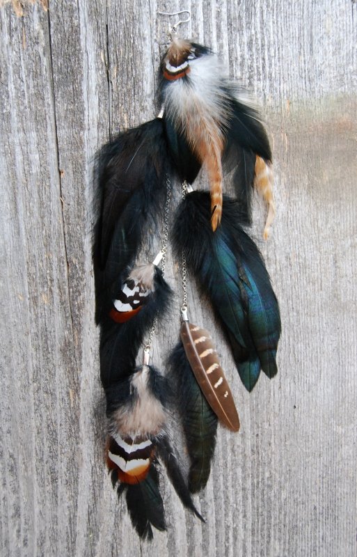 Wild thing Feather earring