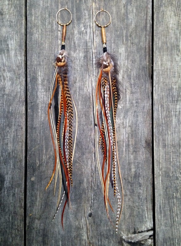 Nizhóni Feather earrings