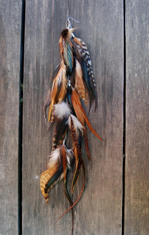 Nature #1 Feather earring