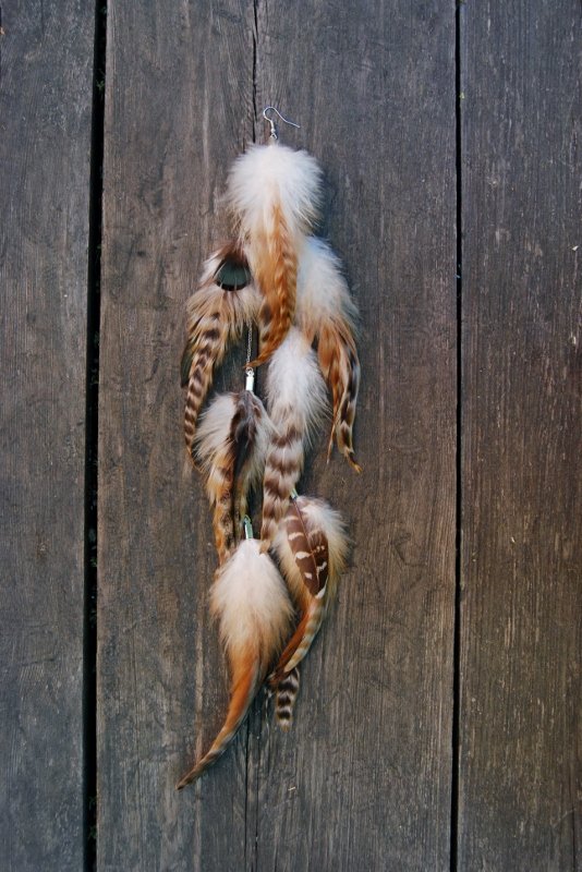 Nature #2 Feather earring