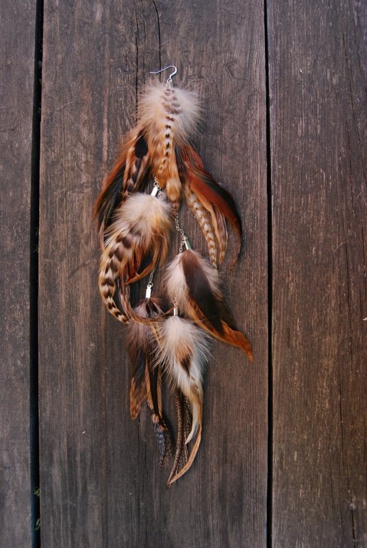 Nature #3 Feather earring