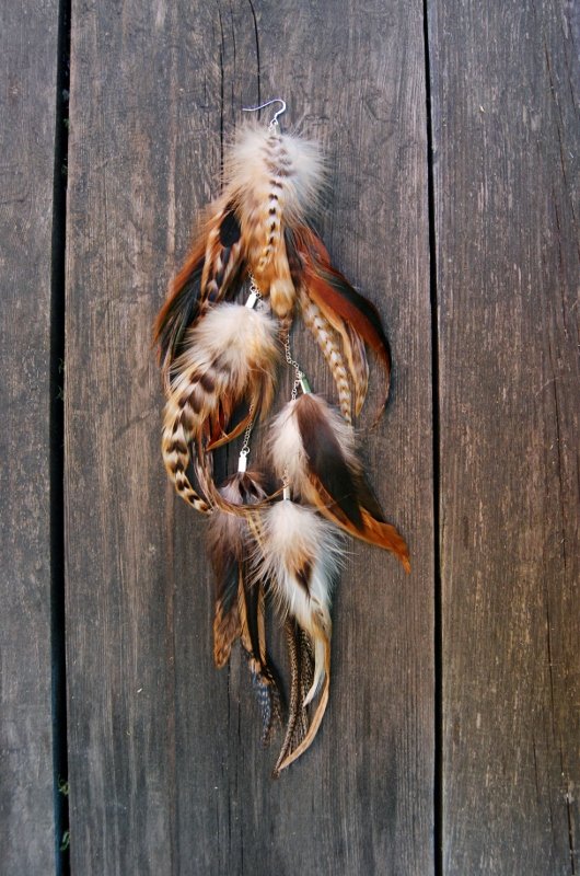 Nature #3 Feather earring