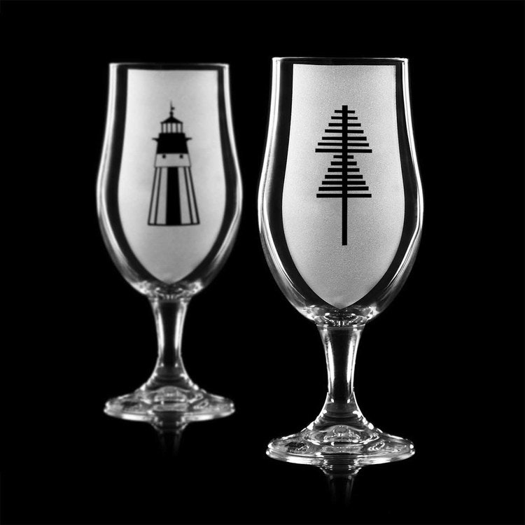 Ölglas "Skärgård" 2-pack