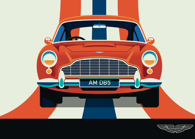 Poster Aston martin 50*70