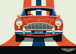 Poster Aston martin 50x70