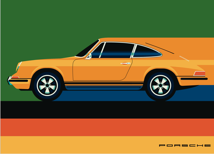 Poster Porsche 30*40