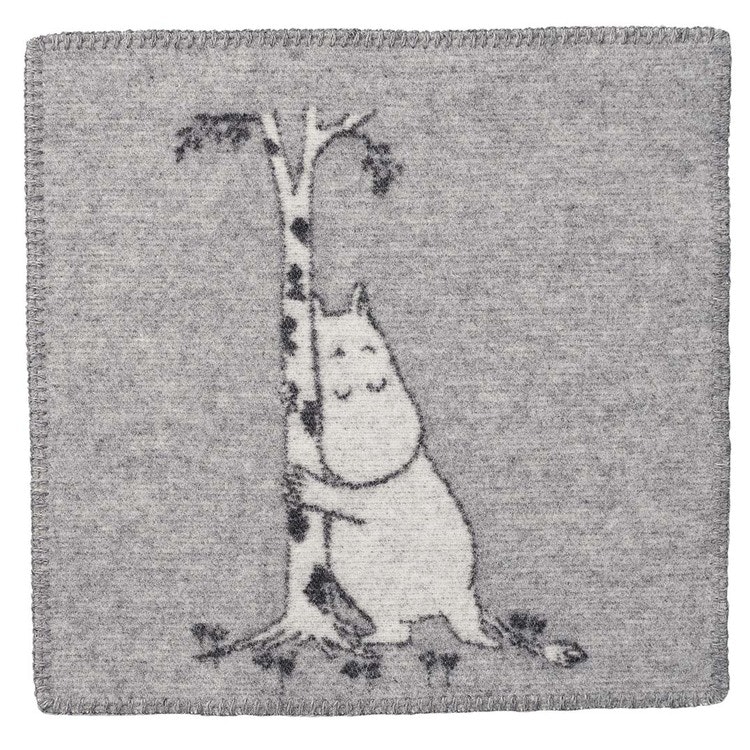 Sittunderlag "moomin tree hug" grå