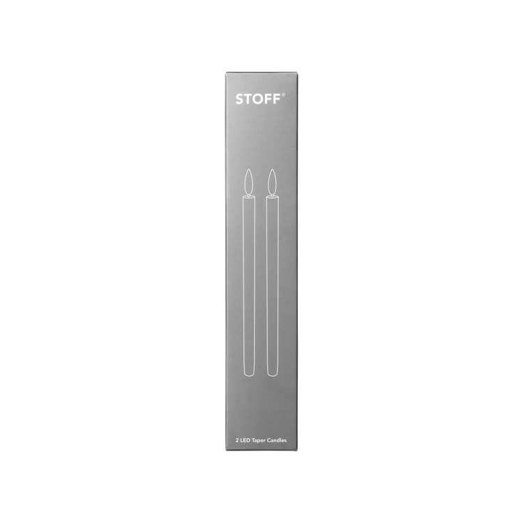 Batteriljus till Stoff ljusstake 2-pack