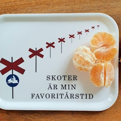 Bricka "skoter är min favoritårstid"