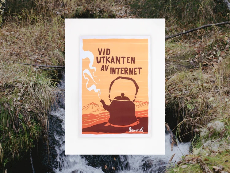 Poster "utkanten av internet"