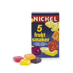 Retro Nickel frukt 100gr