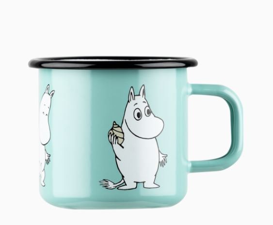 Mugg emaljerad "mumin" 3,7 dl