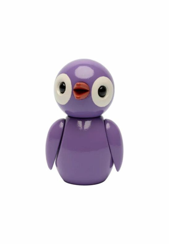 Spring Birds Playful Purple