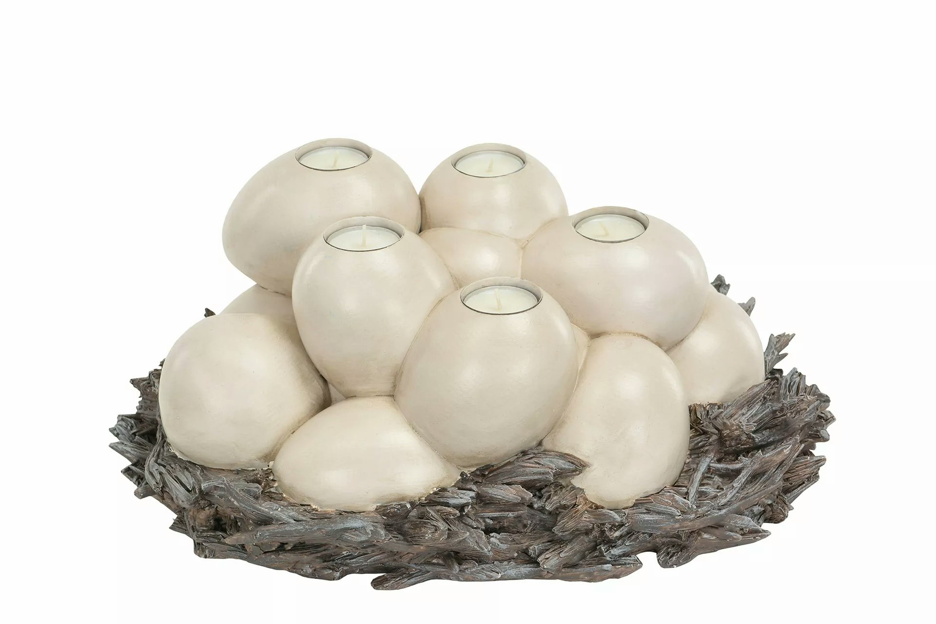 Ljusstake ägg värmeljus