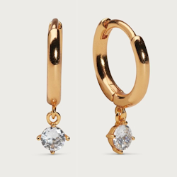 Örhänge Petite Sparkling Hoops guld