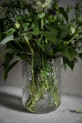 Glasvas mönstrat glas
